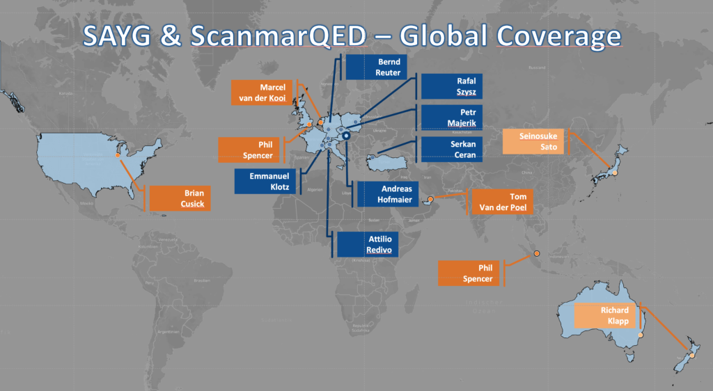 SAYG ScanmarQED Global Coverage